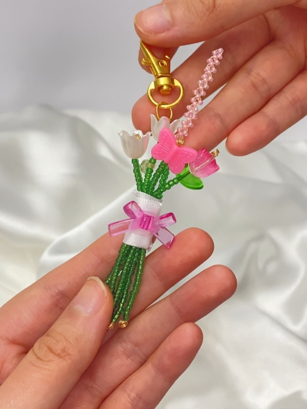 Handmade Beaded Flower Bouquet